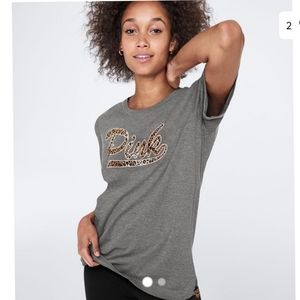 Victoria Secret PINK everyday logo tee NWOT